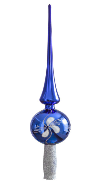 9 cm Spitze, Sortiment Orchideen-Twist, 1-fach glanz blau