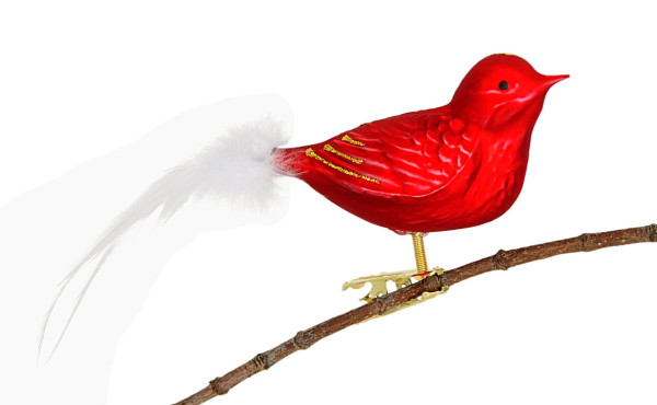 mittlerer Vogel, Sortiment Sternenbahn, 3-fach matt rot
